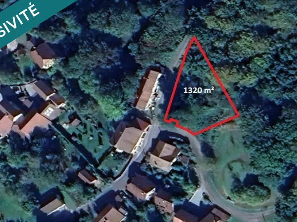 Terrain en individuel 1320 m²