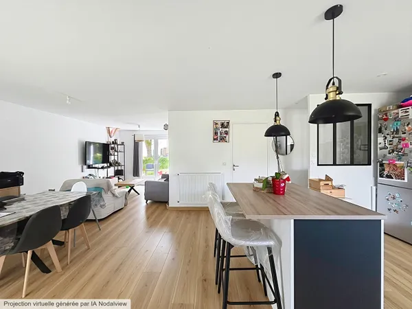 SAINT SEBASTIEN SUR LOIRE MAISON DE PLAIN PIED 3 CHAMBRES + 1 BUREAU JARDIN 400M2