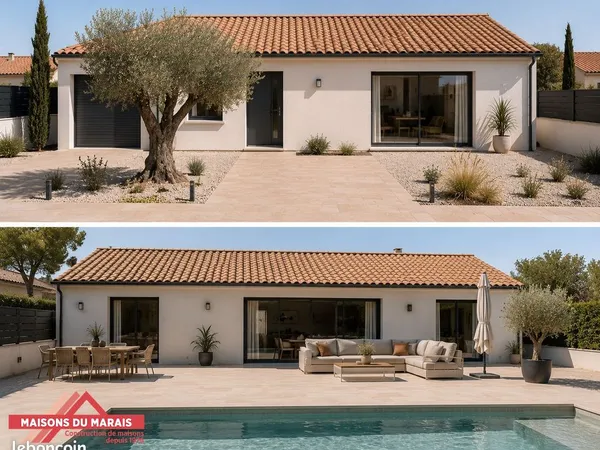 Maison 82 m² avec terrain à SAINT-MEDARD-D'AUNIS