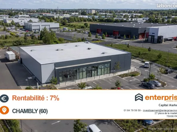 Local commercial 2 000 m²