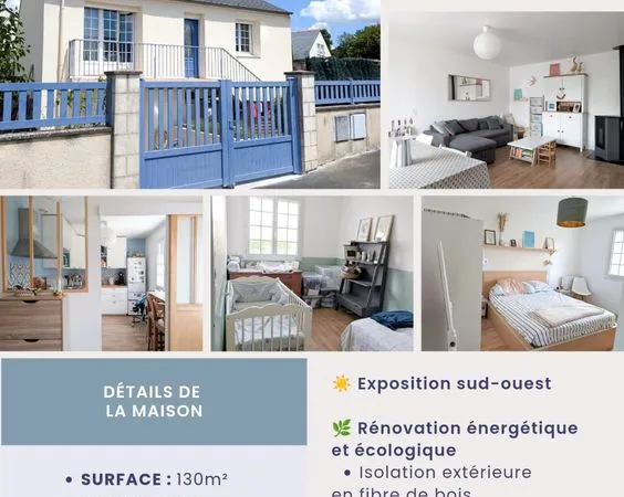 Maison 5 ch - 130m² - Ste Radegonde