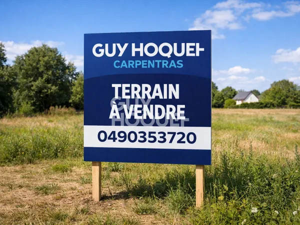 Terrain Carpentras 400 m² - Viabilisé - Libre constructeur