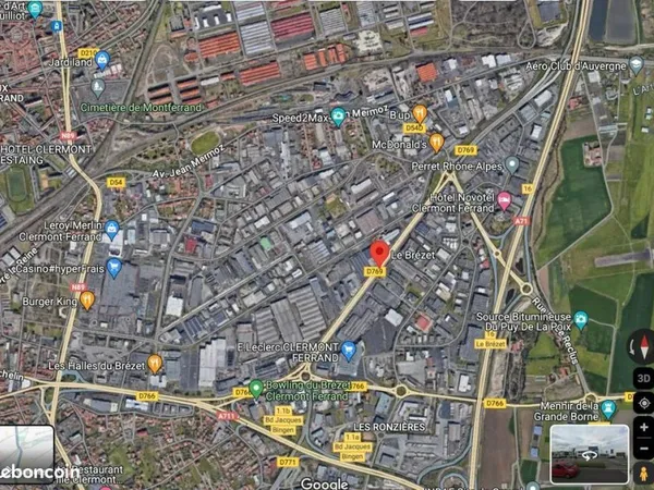 LOCAL COMMERCIAL 1238 m² CLERMONT FERRAND