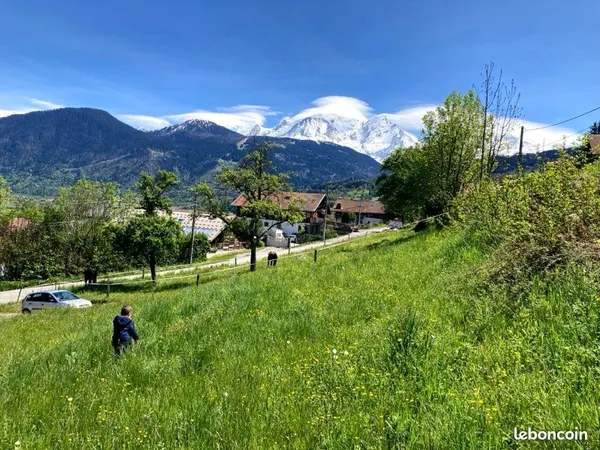 Terrain 511m² Domancy - Vue Mont-Blanc - Viabilisé & Borné