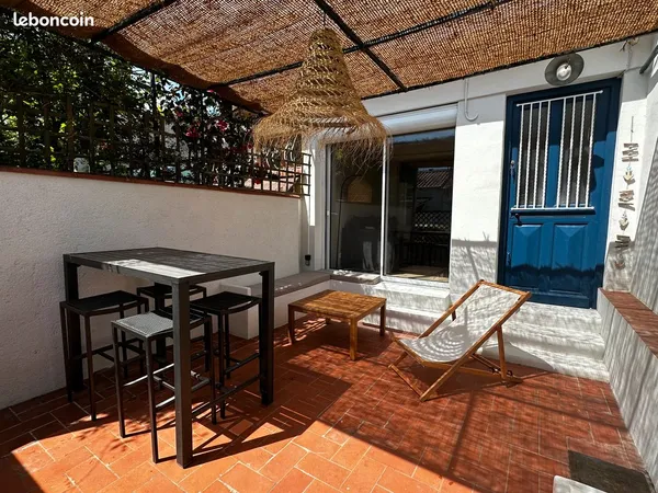 🏡 MAISON MEUBLÉE 50 m² - 2 CHAMBRES - TERRASSE - À 200 M DE LA PLAGE - CANET-EN-ROUSSILLON