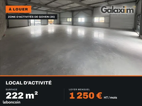 Entrepôt 223 m² Goven