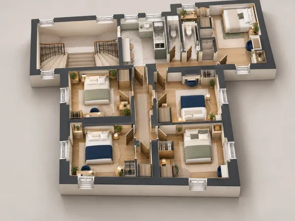 Chambre premium en coliving étudiant 5ch - métro Oberkampf - Toutes charges comprises