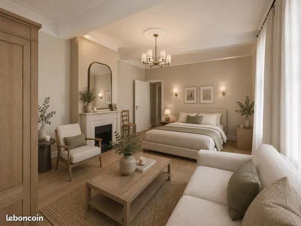 T4 de 96 m² - INTÉGRALEMENT À RÉNOVER