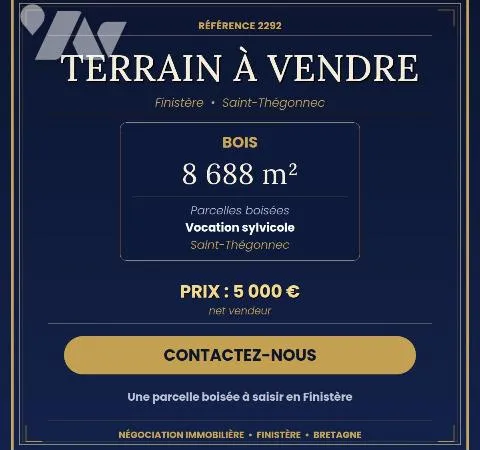 Terrain 8688 m²