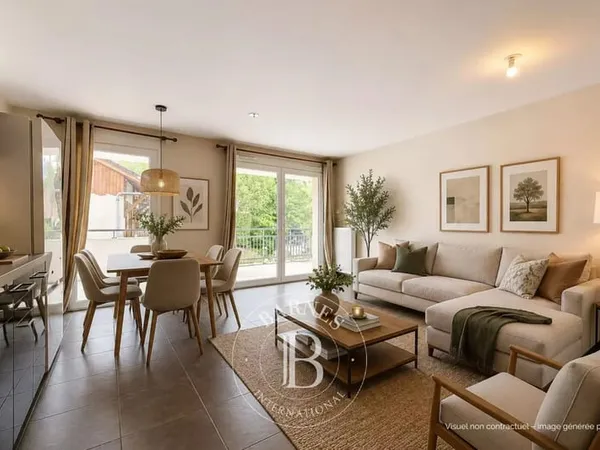 Chens-sur-Léman - Appartement T3 récent de 62 m²- Balcon - 2 stationnements