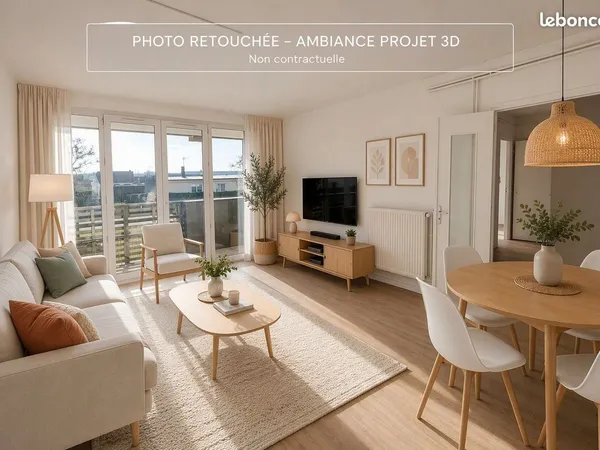 Appartement 3 pièces 59 m²