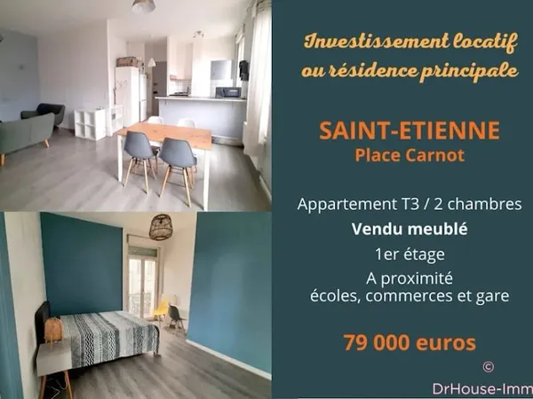 Appartement 3 pièces 72 m²