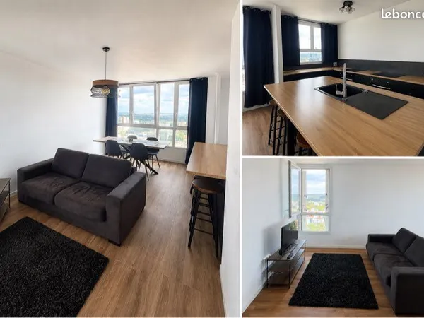 Appartement spacieux offrant une superbe vue