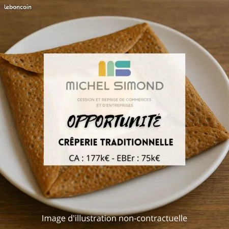 Fonds de commerce crêperie 70 m²