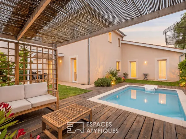 Maison récente avec piscine