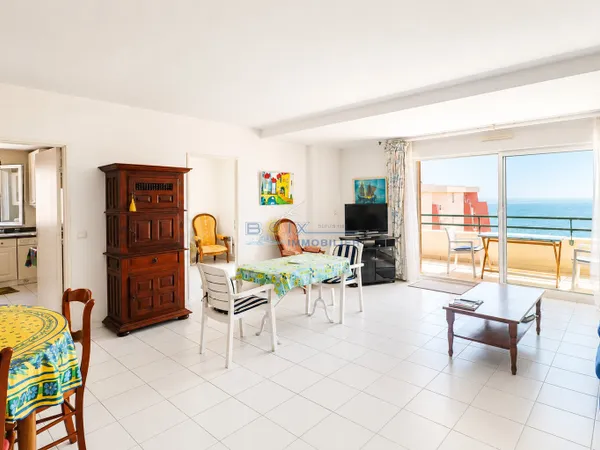 4 PIECES VUE MER QUARTIER DE LA CORNICHE BORD DE MER PROCHE