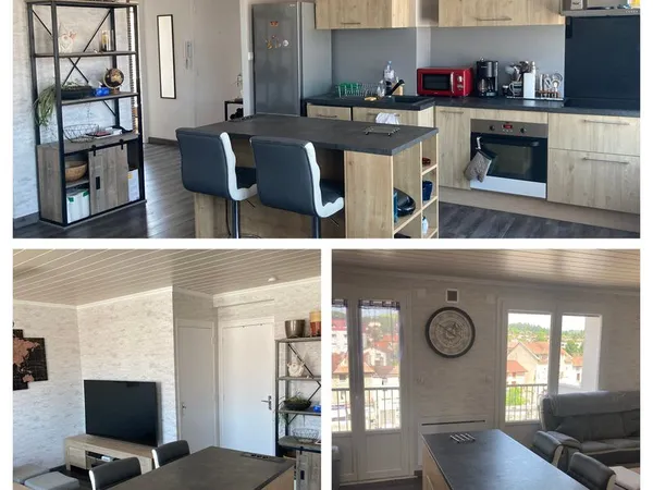 T3 Meublé 60m² traversant - Coeur La Talaudière + 2 Box + Cave