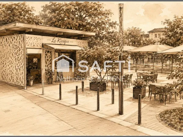 Kiosque clé en main, emplacement premium