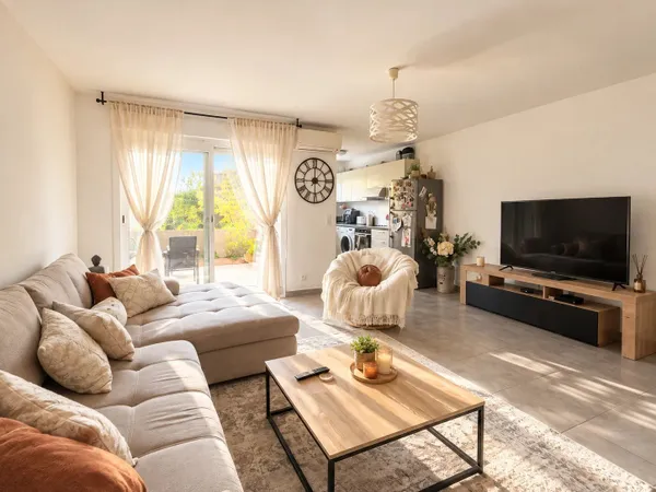 T2 56 m² en rez-de-jardin à deux pas de la mer