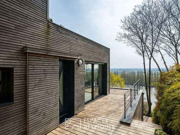 Panorama d'exception : Maison d'architecte haute performance à
