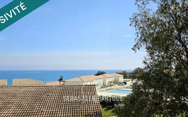 Charmant T3 de 44m2 vue mer à 100 mètres des plages