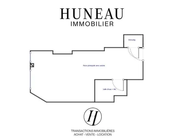 Appartement 1 pièce 23 m²