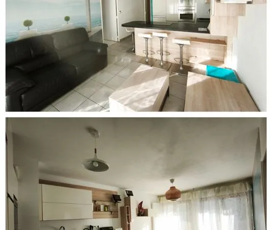 Beau T3 meublé 56m² - Cité du Design/ La Comédie- Lumineux - Loyer : 600