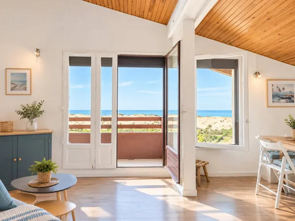 Appartement T3 duplex 60m2 - Vue panoramique sur l'océan