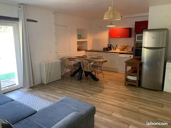Loue T2 jardin parking 15 kms de Bayonne