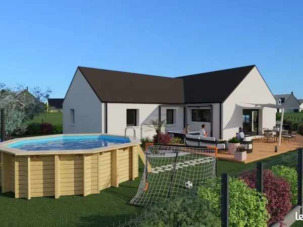 Projet de construction d'une maison 113 m² avec terrain à LA CHAPELLE-CHAUSSEE (35)