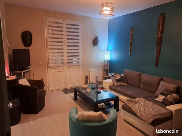 🏡 à louer - bel appartement t3 meublé à valserhône