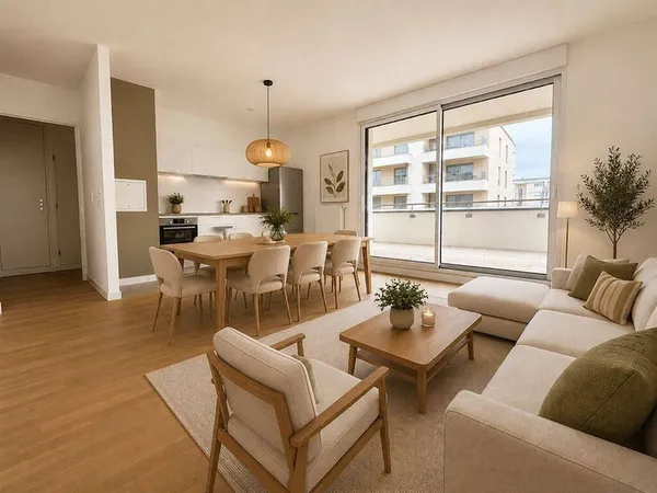 Appartement 3 pièces 59 m²
