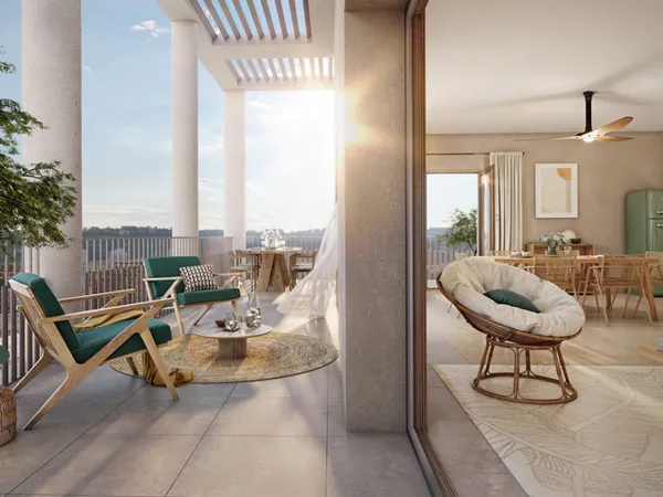 Nouveau programme neuf Côté Parc à Lyon 7 au pied de l'EM LYON