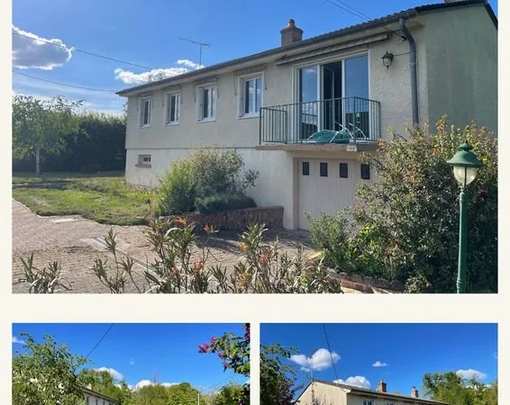 Charmante maison familiale, offrant 110 m² habitables, un grand terrain, une piscine couverte et des