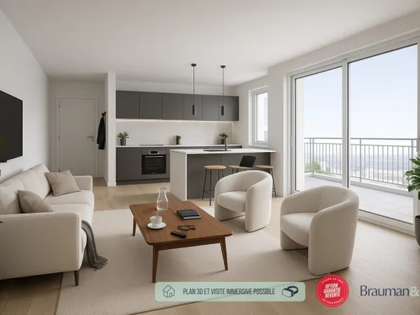 Magnifique T5 de 128m² + Terrasse de 131m² en R+5