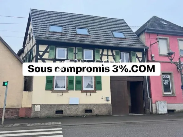 3%COM Grande maison rénovée avec dépendance au centre de SCH