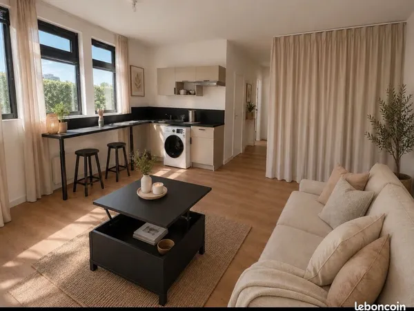 Studio neuf meublé climatisé fauriel