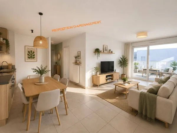 Appartement 4 pièces 74 m²