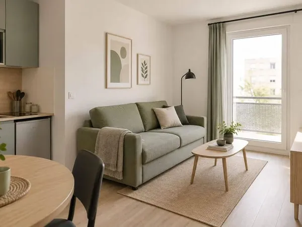 Studio 1 pièce 28 m²