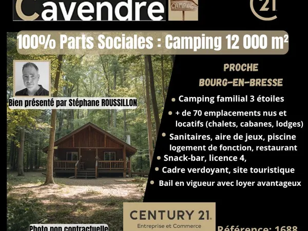 Camping 12000 m² BOURG EN BRESSE
