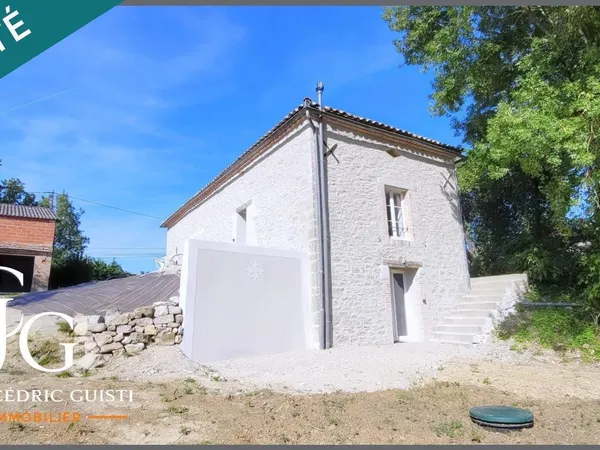 Maison en pierre rénovée