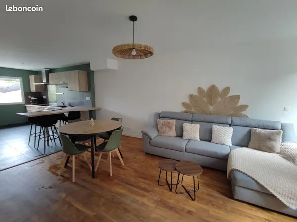 Colocation meublée - Pontivy centre - Appartement rénové 90 m²