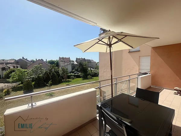 T2 avec balcon, garage et cave