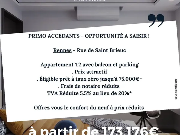 Appartement 2 pièces 42 m²