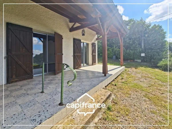 Maison plain-pied avec vue campagne à 10 min de Golfech, 3 chambres, garage, jardin