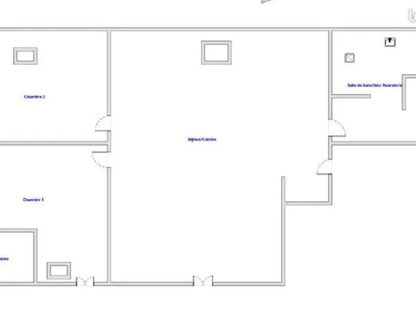 Appartement 3 pièces 58 m²