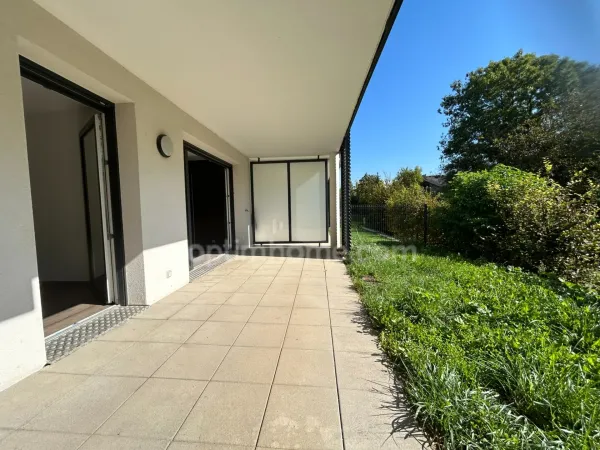 SAINT-LOUIS NEUWEG, résidence de Standing, superbe appartement rez de jardin 2pièces, terrasse, jard