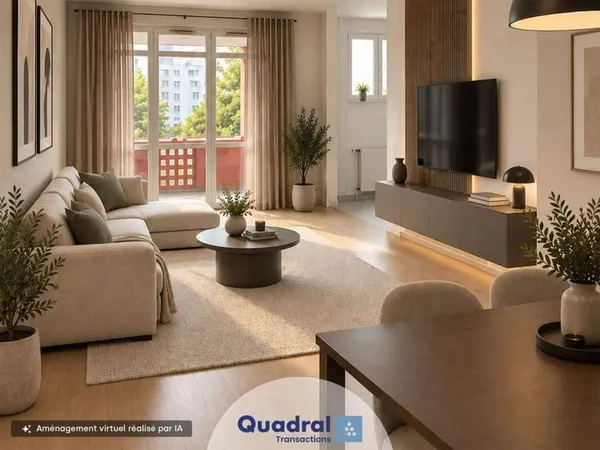 Appartement 3 pièces 60 m²