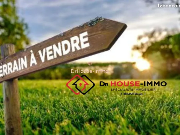 Terrain 1349 m² mareuil sur lay dissais
