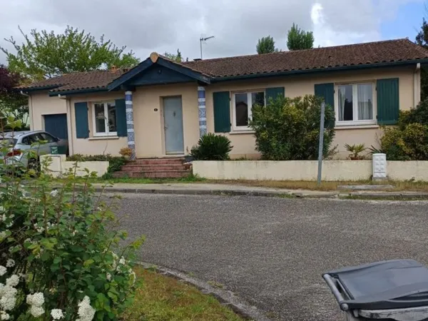 maison plein pied 107 m² jardin sans vis à vis Pessac Fac